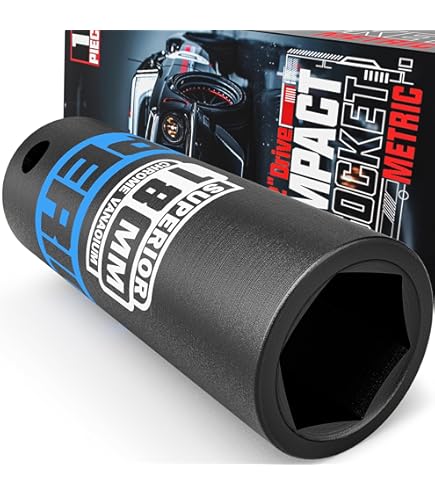 PROXXON 23363 Deep Bed Socket Insert/Nut 18mm Drive 12.5mm (1/2